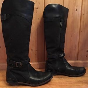 Patagonia Addie Rider Black Leather Boots 8.5